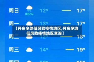 【丹东多地低风险疫情地区,丹东多地低风险疫情地区查询】