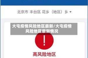 大屯疫情风险地区最新/大屯疫情风险地区最新情况