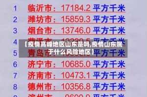 【疫情高峰地区山东是吗,疫情山东属于什么风险地区】
