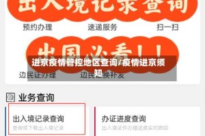 进京疫情管控地区查询/疫情进京须知