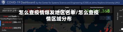 怎么查疫情爆发地区名单/怎么查疫情区域分布-第1张图片