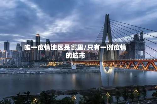 唯一疫情地区是哪里/只有一例疫情的城市-第2张图片