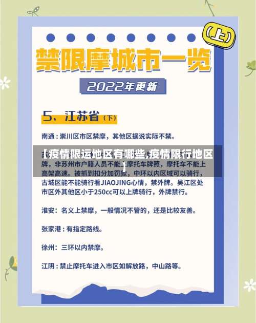 【疫情限运地区有哪些,疫情限行地区】-第1张图片